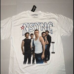 Hot Topic NSync T-shirt Size XL NWT Retail $25